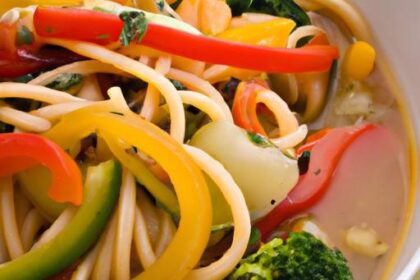 Warm Your Soul: Delicious Fideo Soup with Fresh Vegetables