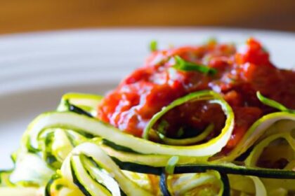 Twist Your Dinner: Zucchini Noodles with Fresh Marinara