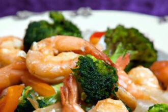 Sizzle & Serve: Vibrant Shrimp Stir-Fry with Broccoli Bliss