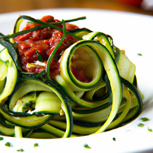 Twirl into Health: Zucchini Noodles with Zesty Marinara