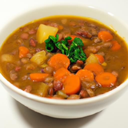 Hearty Lentil & Vegetable Soup: A Nutritious Delight