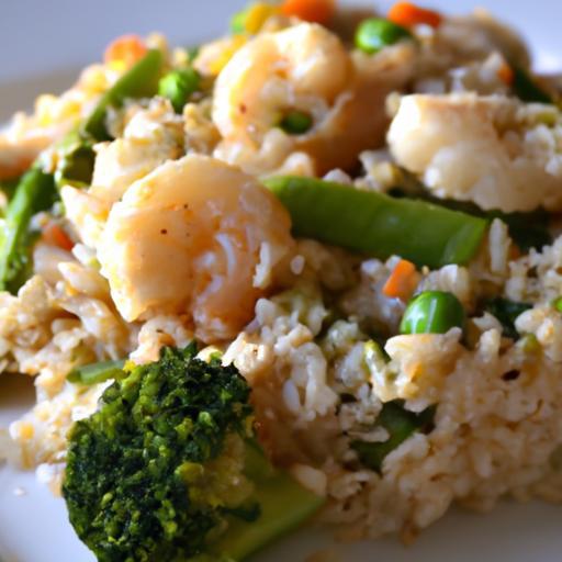 Shrimp Cauliflower Fried Rice: A Low-Calorie Delight