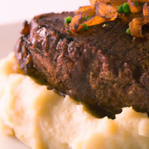Savor the Perfect Grilled Steak with Creamy Sweet Potato Mash