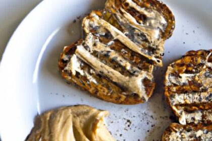 Power-Packed Breakfast: Whole Grain Toast with Peanut Butter & Chia
