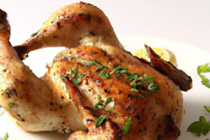 Zesty Lemon Herb Roasted Chicken Recipe: Juicy & Flavorful